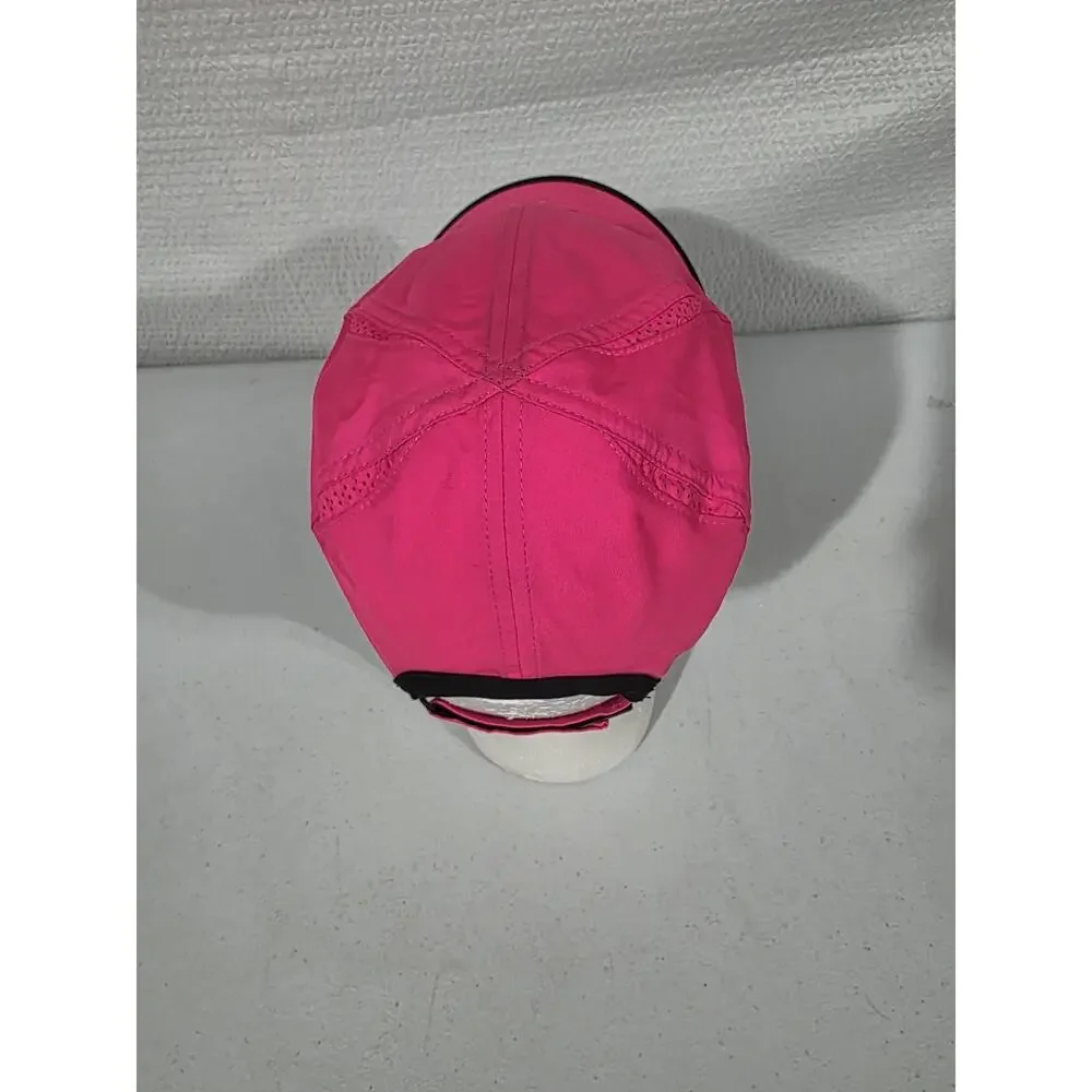 Nike Featherlight Dri-FIT Cap Pink Black Women’s Lightweight Running Golf